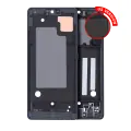 Mid-Frame Housing Compatible For Samsung Galaxy A71 5G (US Version) (Prism Cube Black)