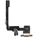 Charging Port Flex Cable Compatible For iPhone 16 Pro (Aftermarket Plus) (Desert Titanium)