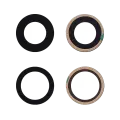 Back Camera Lens (Glass Only) With Adhesive Compatible For iPhone 12 / 12 Mini (2 Piece Set) (Aftermarket Plus) (10 Pack)