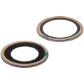 Back Camera Lens (Glass Only) With Adhesive Compatible For iPhone 12 / 12 Mini (2 Piece Set) (Aftermarket Plus) (10 Pack)