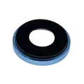 Back Camera Lens With Bracket & Bezel Compatible For iPhone XR (Aftermarket Plus) (Blue) (10 Pack)