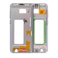Mid-Frame Housing Compatible For Samsung Galaxy S8 Plus (With Small Parts) (Coral Blue)