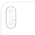 Back Camera Bezel Ring Only Compatible For iPhone XS / XS Max (Gold) (10 Pack)
