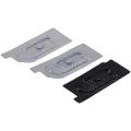 Home Button Compatible For Samsung Galaxy Tab Active Pro 10.1" (T545 / T540 / T547) (Black) (3 Piece Set)