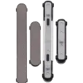 Hard Buttons (Power / Volume) Compatible For Samsung Galaxy S25 Ultra (Titanium Gray)
