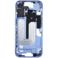 Mid-Frame Housing With Power And Volume Button Compatible For iPhone 16 (US Version) (Used OEM Pull: Grade A) (Ultramarine)