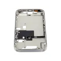Mid-Frame Housing With Power And Volume Button Compatible For iPhone 16 Pro (US Version) (Used OEM Pull: Grade A) (White Titanium)