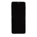 Inner OLED Assembly With Frame Compatible For Samsung Galaxy Z Flip 4 5G (US & International) (Used OEM Pull: Grade B/C) (Bora Purple)