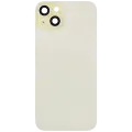 Back Glass With Steel Plate With MagSafe Magnet Pre-Installed Compatible For iPhone 15 Plus (No Logo) (Yellow)