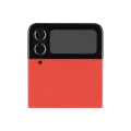 Outer OLED Assembly Compatible For Samsung Galaxy Z Flip 4 5G (US & International) (Service Pack) (Red)