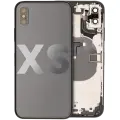 Back Housing W/ Small Components Pre-Installed Compatible For iPhone XS (Used OEM Pull: Grade C) (Space Gray)