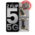 Inner OLED Assembly With Frame Compatible For Samsung Galaxy Z Flip 5 5G (US & International) (Used OEM Pull: Grade A) (Cream)