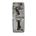 Inner OLED Assembly With Frame Compatible For Samsung Galaxy Z Flip 5 5G (US & International) (Used OEM Pull: Grade A) (Cream)
