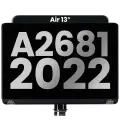 Complete LCD Display Assembly Compatible For MacBook Air 13" (A2681 / Mid 2022) (Used OEM Pull: Grade B) (Midnight)