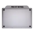 Bottom Case Compatible For MacBook Pro 13" (A1708 / Late 2016 / Mid 2017) (Used OEM Pull: Grade B/C) (Space Gray)