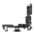 Charging Port Flex Cable Compatible For iPhone 14 Plus (Used OEM Pull) (Midnight)