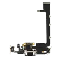 Charging Port Flex Cable With Board Compatible For iPhone 11 Pro Max (Aftermarket Plus) (Space Gray)