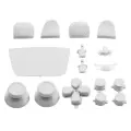 Controller Button Sets Compatible For PlayStation 5 (16 Piece Set) (White)
