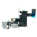 Charging Port Flex Cable Compatible For iPhone 6 (Used OEM Pull: Grade A) (Silver)