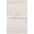 A16-A18 Pro U-APU9 0.10MM CPU RAM BGA Reballing Stencil iPhone 15 Pro Max (Amaoe)