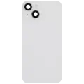 Back Glass With Steel Plate With Wireless NFC Charging MagSafe Magnet & Flashlight Flex Compatible For iPhone 14 (Used OEM Pull: Grade A) (Starlight)