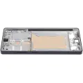 Mid-Frame Housing Compatible For Samsung Galaxy S25 Ultra (US & International Version) (Titanium Jet Black)