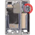 Mid-Frame Housing Compatible For Samsung Galaxy S25 Ultra (US & International Version) (Titanium Pink Gold)