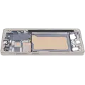 Mid-Frame Housing Compatible For Samsung Galaxy S25 Ultra (US & International Version) (Titanium Pink Gold)