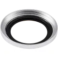 Casper Camera Lens Protector Compatible For iPhone 16e (Silver) (Clear)