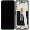 LCD Assembly With Frame Compatible For Motorola Moto G Power 5G (XT2515 / 2025) (Refurbished) (Leaf Green)
