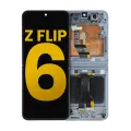 Inner OLED Assembly With Frame Compatible For Samsung Galaxy Z Flip 6 5G (US & International) (Service Pack) (Blue)