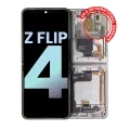 Inner OLED Assembly With Frame Compatible For Samsung Galaxy Z Flip 4 5G (US & International) (Service Pack) (White)