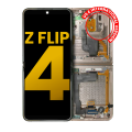 Inner OLED Assembly With Frame Compatible For Samsung Galaxy Z Flip 4 5G (US & International Version) (Refurbished) (Pink Gold)