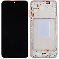 OLED Assembly With Frame Compatible For Samsung Galaxy A26 5G (A266 / 2025) (Refurbished) (Peach Pink)