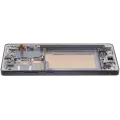 OLED Assembly With Frame Compatible For Samsung Galaxy S25 Ultra 5G (Service Pack )(US & International) (Titanium Black)
