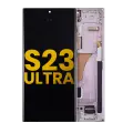 OLED Assembly With Frame Compatible For Samsung Galaxy S23 Ultra 5G (US & International) (Assembled) (Lavender)