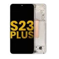 OLED Assembly With Frame Compatible For Samsung Galaxy S23 Plus 5G (US & International) (Refurbished) (Cream)