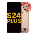 OLED Assembly With Frame Compatible For Samsung Galaxy S24 Plus 5G (US & International Version) (Refurbished) (Sandstone Orange)