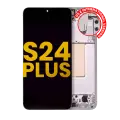 OLED Assembly With Frame Compatible For Samsung Galaxy S24 Plus 5G (US & International Version) (Refurbished) (Marble Grey)