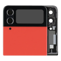 Outer OLED Assembly Compatible For Samsung Galaxy Z Flip 4 5G (US & International) (Service Pack) (Red)