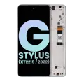 LCD Assembly With Frame Compatible For Motorola Moto G Stylus 5G (XT2215 / 2022) (Genuine OEM) (Seafoam Green)
