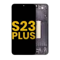 OLED Assembly With Frame Compatible For Samsung Galaxy S23 Plus 5G (US & International) (Refurbished) (Phantom Black)