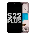 OLED Assembly With Frame Compatible For Samsung Galaxy S22 5G (Used OEM Pull: Grade B/C) (Pink Gold)