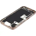 Mid-Frame Housing With Power And Volume Button Compatible For iPhone 16 Pro (International Version) (Used OEM Pull: Grade A) (Desert Titanium)