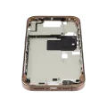 Mid-Frame Housing With Power And Volume Button Compatible For iPhone 16 Pro (International Version) (Used OEM Pull: Grade A) (Desert Titanium)