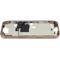 Mid-Frame Housing With Power And Volume Button Compatible For iPhone 16 Pro (International Version) (Used OEM Pull: Grade A) (Desert Titanium)