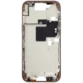 Mid-Frame Housing With Power And Volume Button Compatible For iPhone 16 Pro max (International Version) (Used OEM Pull: Grade A) (Desert Titanium)