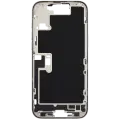 Mid-Frame Housing With Power And Volume Button Compatible For iPhone 16 Pro max (International Version) (Used OEM Pull: Grade A) (White Titanium)