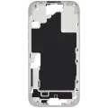 Mid-Frame Housing With Power And Volume Button Compatible For iPhone 16 (International Version) (Used OEM Pull: Grade A) (White)