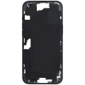 Mid-Frame Housing With Power And Volume Button Compatible For iPhone 16 Plus (International Version) (Used OEM Pull: Grade A) (Black)